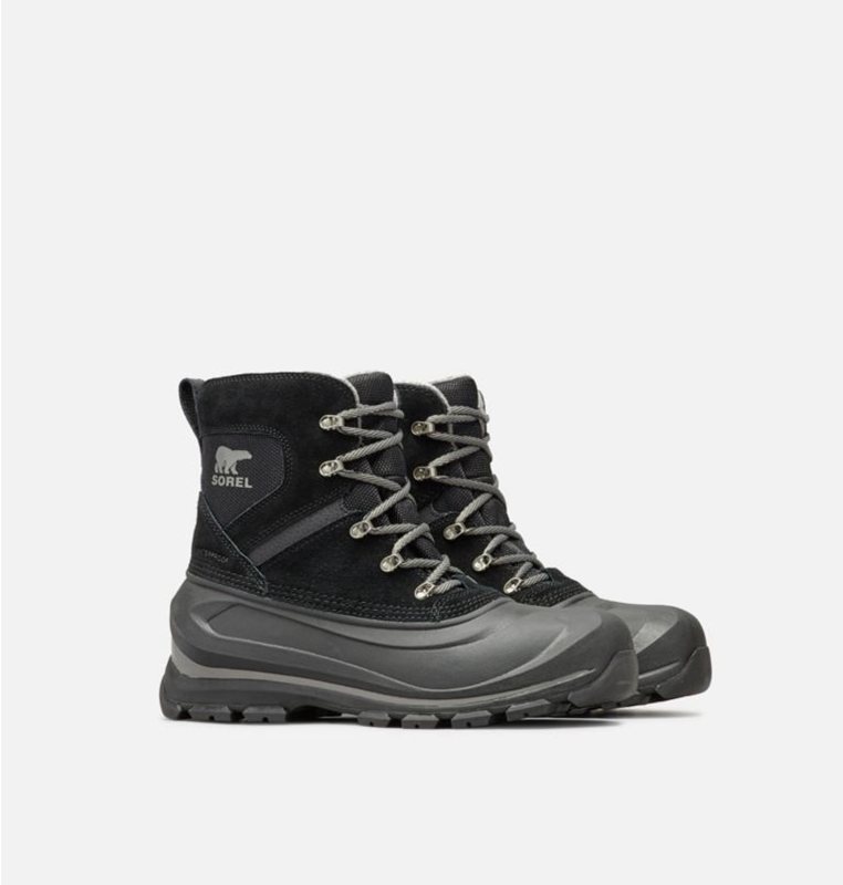 Sorel Erkek Buxton™ Lace - Kar Botu Siyah/Gri - 530-ROMWSL